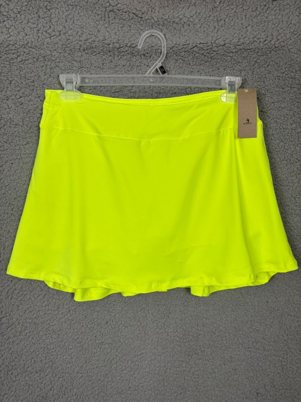 icyzone  Women's Skort Workout ,Running Golf/Tennis Yellow Size Large NWT's.